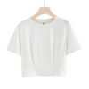 Stylish Cotton Short-Sleeve Crop T-Shirt for Women