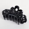 Durable Hair Claw for Effortless Updos and Bathing - Daily Use Hair Accessory - Black