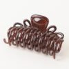 Durable Hair Clips - Double-Layer Claw Clips for Strong Hold and Easy Styling - Brown