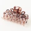 Durable Hair Clips - Double-Layer Claw Clips for Strong Hold and Easy Styling - Light Leopard Print