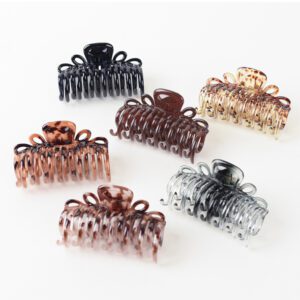 Durable Hair Clips - Double-Layer Claw Clips for Strong Hold and Easy Styling